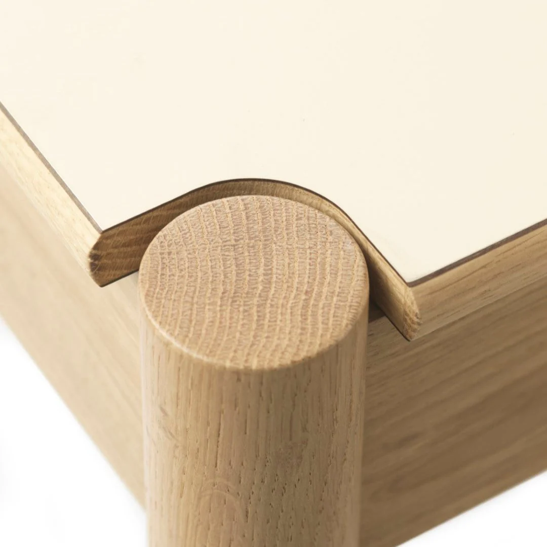 C44 - Spisebord - Eg - 80 x 80 - Image 5