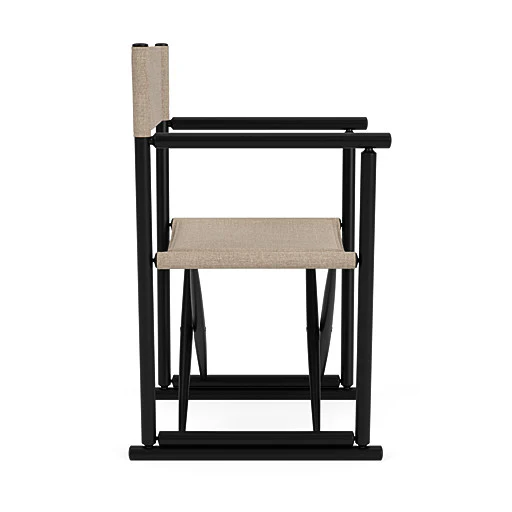 J138 - Foldestol - Bøg - Hør - Beige - Image 3