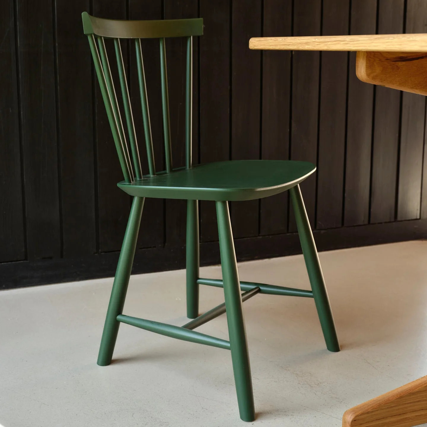J46 - Stol - Bøg - Bottle Green - Image 5
