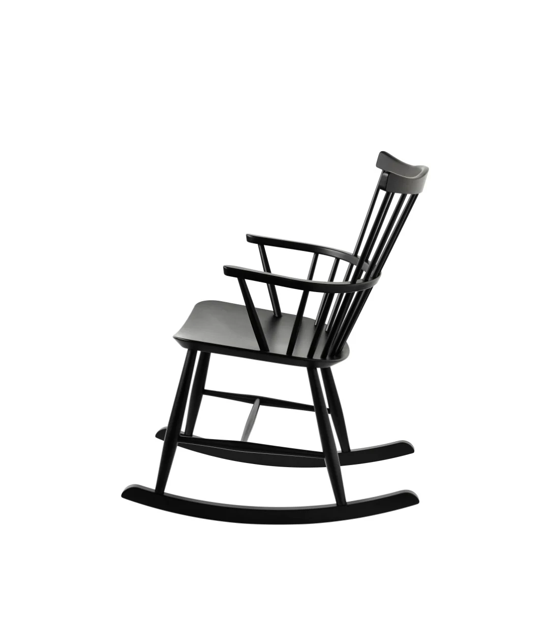 J52G - Gyngestol - Bøg - Jet Black - Image 3