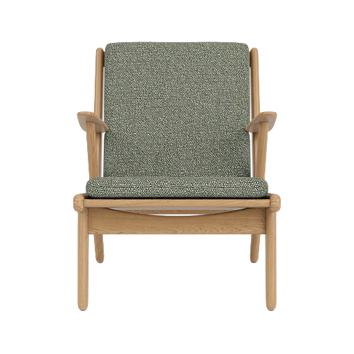 J53 - Lænestol - Eg - Green-Melange (56) - Image 4